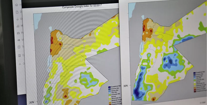 ICBA joins forces with partners to set up first-ever operational drought monitoring system in Jordan