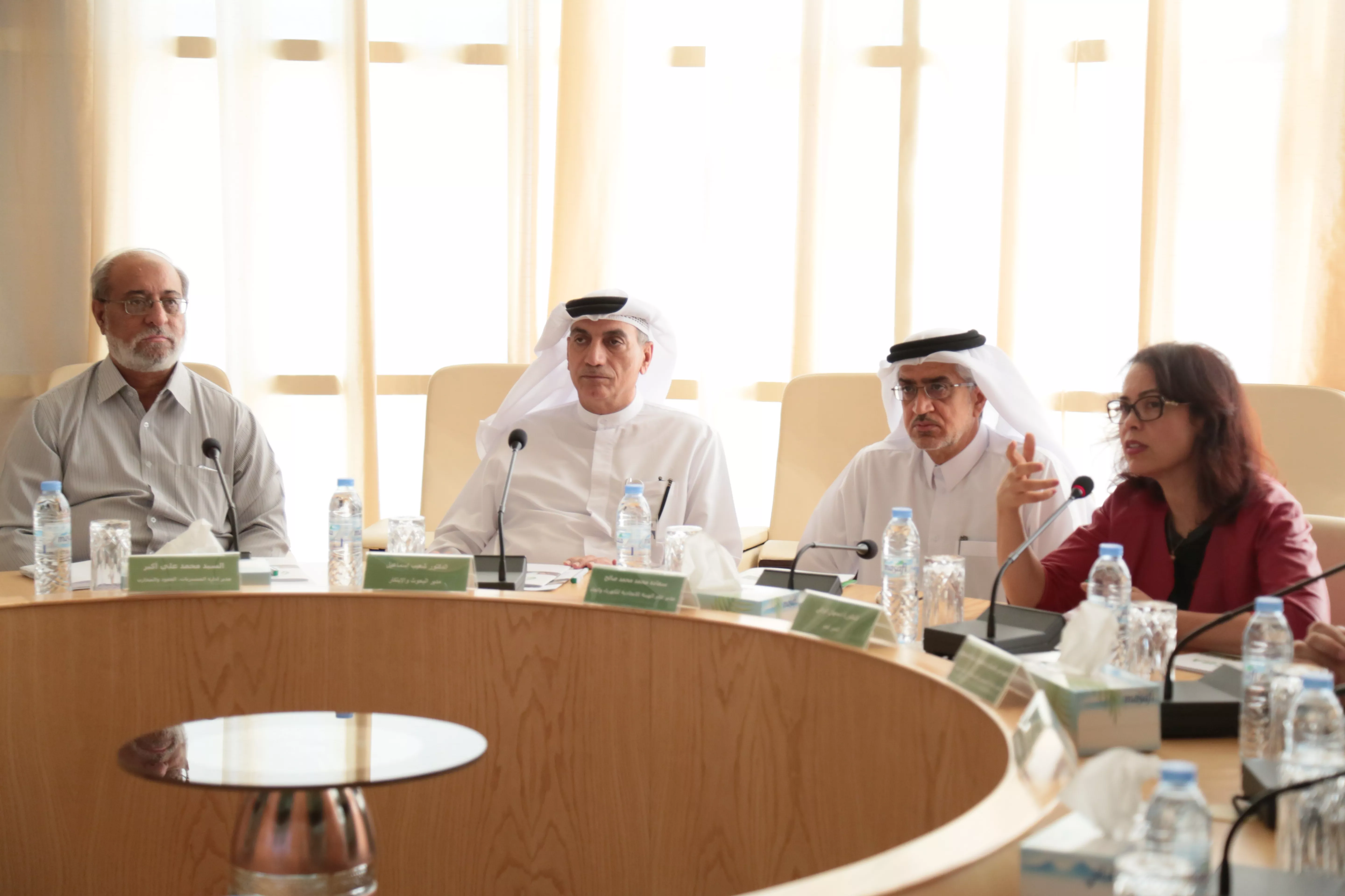 FEWA delegation visits International Center for Biosaline Agriculture to talk collaboration